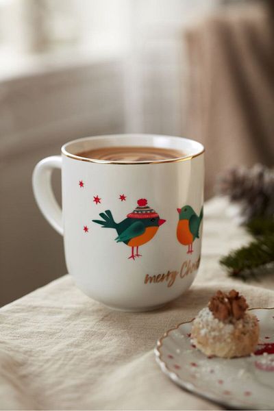 Tchibo Christmas Jumbo Mug, White