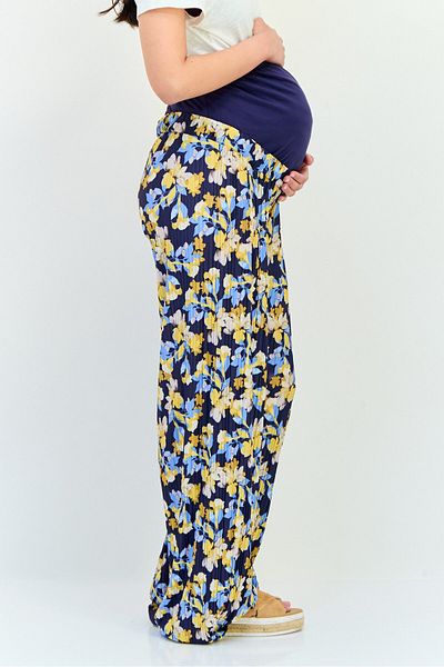 ANNA FİELD Women Regular Fit Floral Print Palazzo Pants, Multicolor