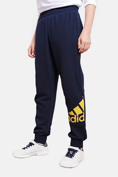 adidas Kids Boy Regular Fit Training Cargo Jogger Pants, Navy Blue