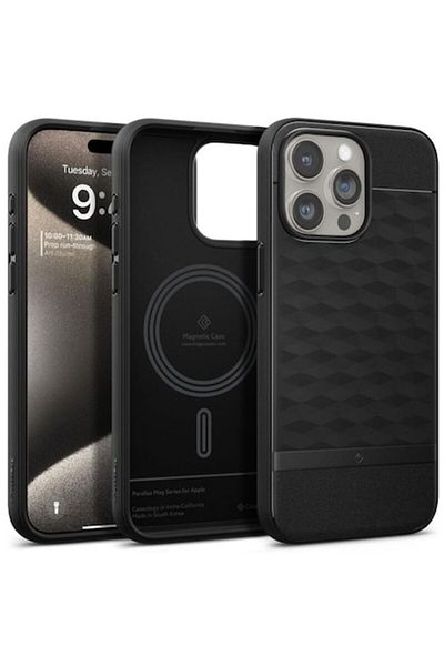 Dali Protective Case compatible with Apple iPhone 15 Pro Max, Caseology Parallax, MagSafe compatibility,