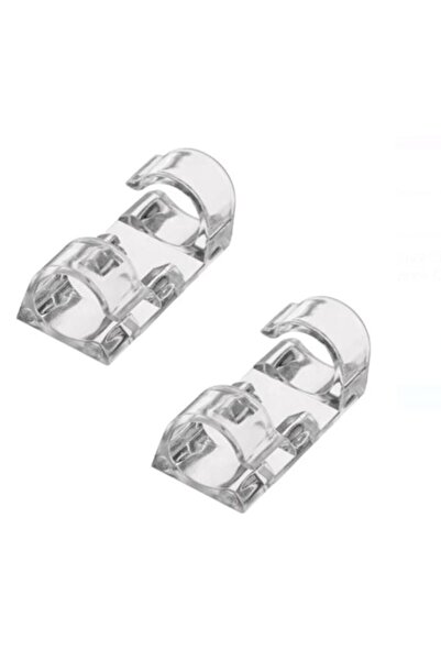 Stef's Cat Σετ 20 Clipsuri Autocolante pentru Organizarea Cablurilor, 1,5x4cm...