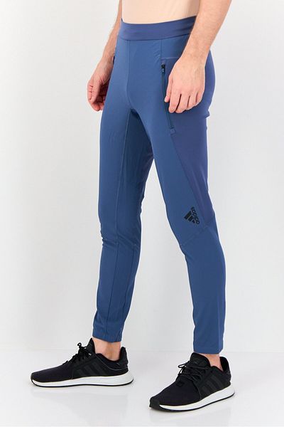 adidas Men Sportswear Fit Brand Logo Training Track Pants, Slate Blue
