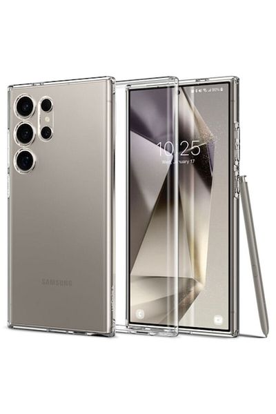 Dali Protective Case Compatible with Samsung Galaxy S24 Ultra, Liquid Crystal, Silicone, Transparent