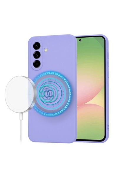 Danex Husă de protecție pentru Samsung Galaxy A56 5G, R80, material textil, violet prună deschis