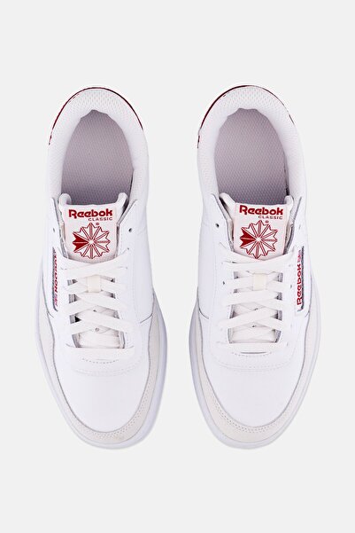 Reebok Men Court Peak Lace Up Tennis Shoes, White