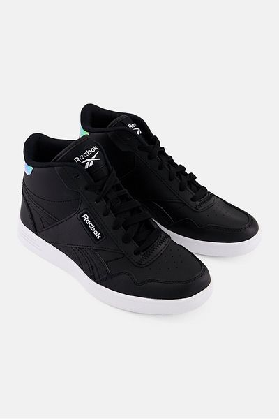 Reebok Women Club High Top Lace Up Tennis Shoes, Black