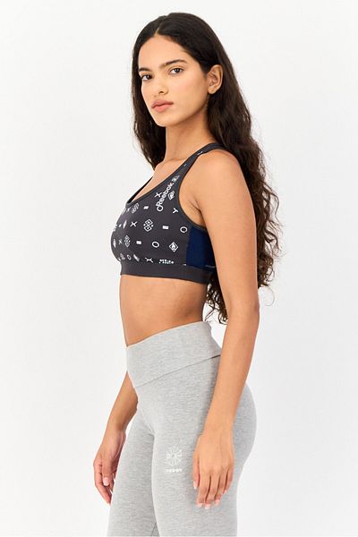 Reebok Women Non Padded Training Sports Bra, Multicolor