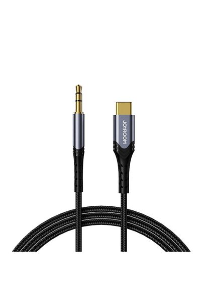 Dali Cablu audio auxiliar, USB Type-C la Jack 3.5mm, SY-A03, lungime 1m, textil, Negru