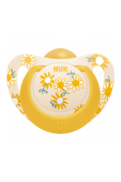 Nuk Suzeta Star Latex 18-36 luni Galben