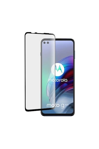 Dali Protective Film Compatible with Motorola Moto G100, Tempered Glass, Black-Transparent