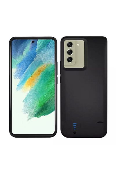 Dali Protective Case with Built-in External Battery, Compatible with Samsung Galaxy S21 FE, 5000mAh, Powe