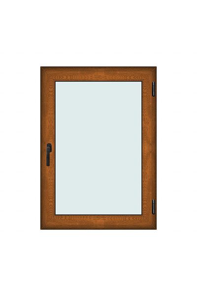 Klass 100x140cm 1 Right 7cm 6 2 Window Sash Brown Golden Oak And Tilt Chambers Seals