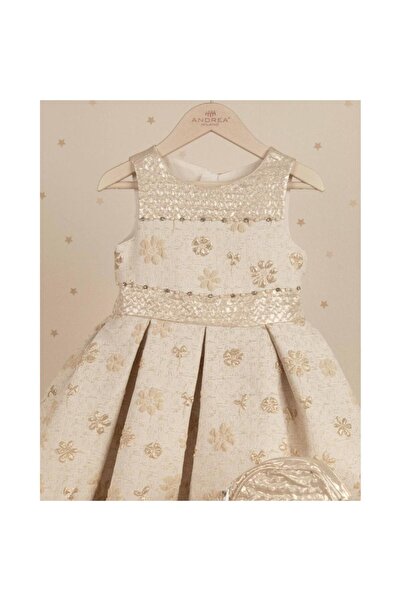 Pamina Elegant Dress for Girls with Floral Embroidery and Bag–Pamina Kids