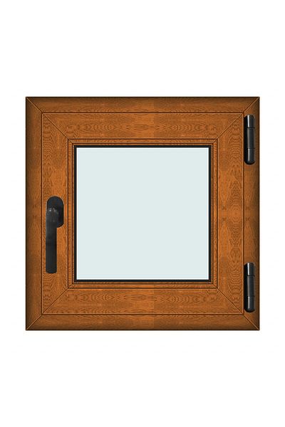 Klass 60x60cm 1 Right 7cm 6 2 Window Sash Brown Golden Oak And Tilt Chambers Seals
