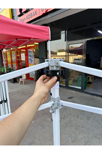 İKİZLER BRANDA Gazebo Çadır Kamelya Yedek Plastik Üst Köşe Bağlantı Parçası
