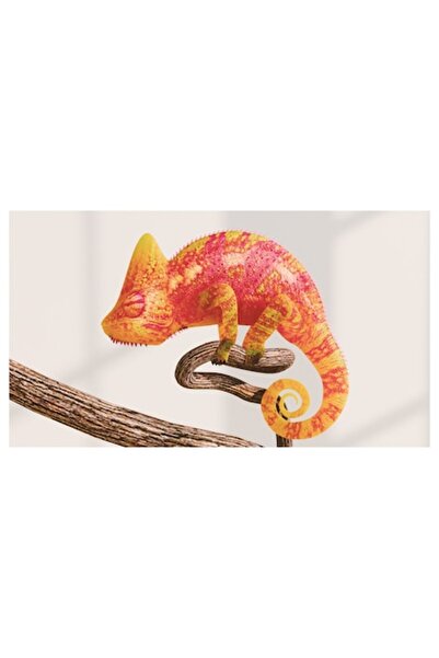 OEM Pictură pe pânză - Cameleon Exotic în Lumină