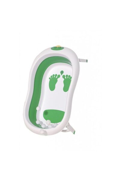 OEM Cadita pliabila pentru bebelusi cu hamac detasabil - verde