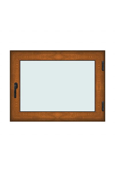 Klass 120x90cm 1 Right 7cm 6 2 Window Sash Brown Golden Oak And Tilt Chambers Seals