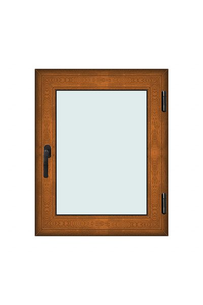Klass 80x100cm 1 Right 7cm 6 2 Window Sash Brown Golden Oak And Tilt Chambers Seals