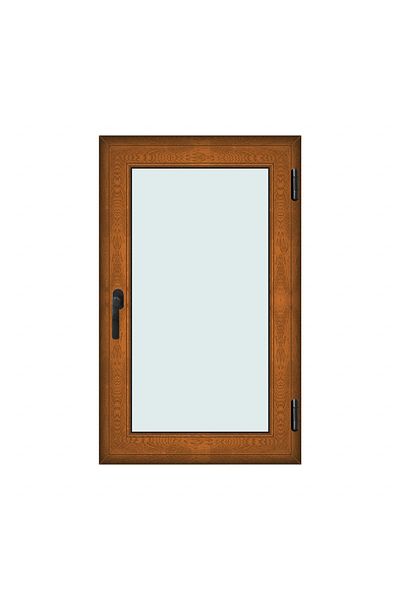 Klass 80x130cm 1 Right 7cm 6 2 Window Sash Brown Golden Oak And Tilt Chambers Seals