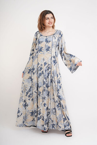 IKKXA جلابية عصرية بأناقة الأزهار