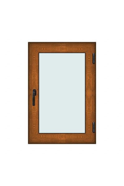 Klass 80x120cm 1 Right 7cm 6 2 Window Sash Brown Golden Oak And Tilt Chambers Seals