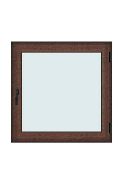 Klass 120x120cm 1 dreapta 7cm 6 2 Ramă fereastră nuc maro și garnituri camere basculante