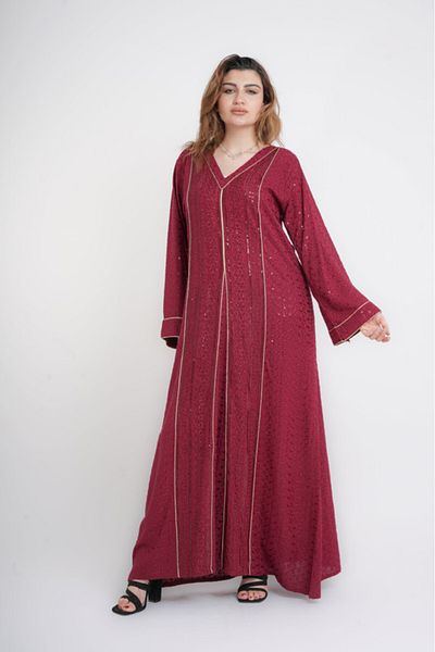 IKKXA Regal Spark Embroidered Jalabiya