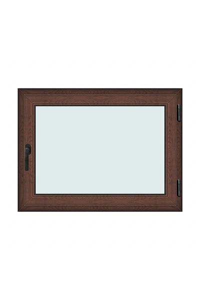 Klass 120x90cm 1 dreapta 7cm 6 2 Canar fereastră nuc maro și garnituri camere basculante