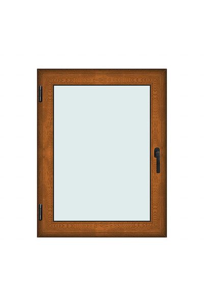 Klass 100x130cm 1 Left 7cm 6 2 Window Sash Brown Golden Oak And Tilt Chambers Gaskets