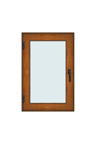Klass 80x120cm 1 Left 7cm 6 2 Window Sash Brown Golden Oak And Tilt Chambers Seals