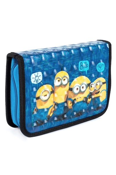 ANGMAD Penar Minions, 1 compartiment, 2 pliuri, multicolor, 20.5x14x4.5cm