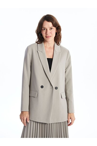 LC Waikiki Gri Kadın Blazer Ceket