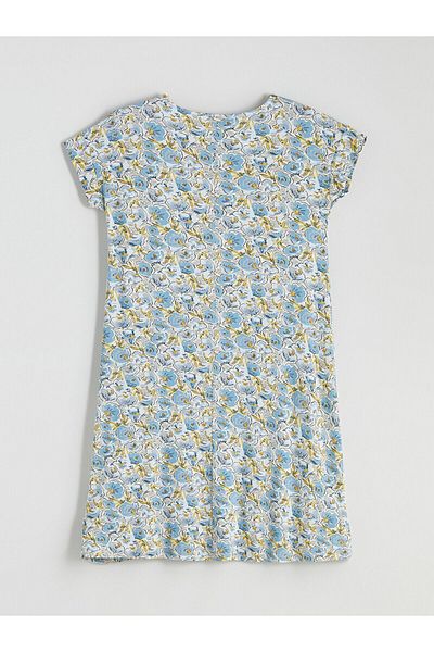 LC Waikiki Crew Neck Floral A-Line Dress
