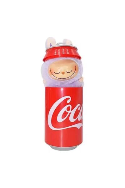 MASHASHOP Figurină de colecție, Pop Mart, seria Monster Coca-Cola, violet, 18 cm