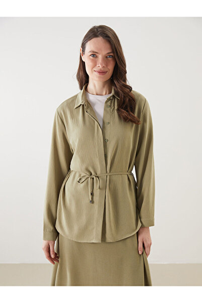 LC Waikiki Νέα Σεζόν Γυναικείο Πουκάμισο Τουνίκ Κανονικής Εφαρμογής - S5O139Z8