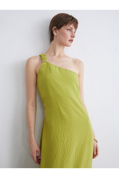 LC Waikiki One Shoulder Textured Dress