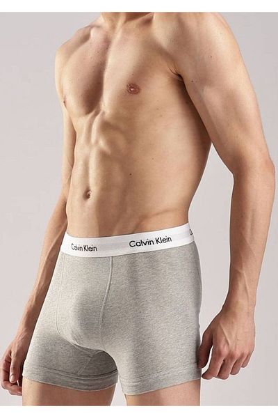Calvin Klein Underwear Pack Of 3 Mid-Rise Trunks