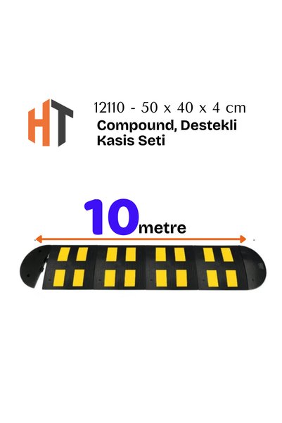 Hayat Trafik Kauçuk Yol Kasisi, Destekli Kasis Seti 10 Metre