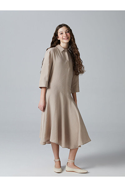 LC Waikiki Özmarka Cămașă cu guler pentru fete tinere, colecția nouă