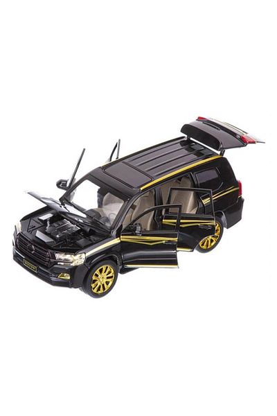 MASHASHOP Metal Mechanical Toy Car, Toyota SUV, Land Cruiser 1:24 Scale