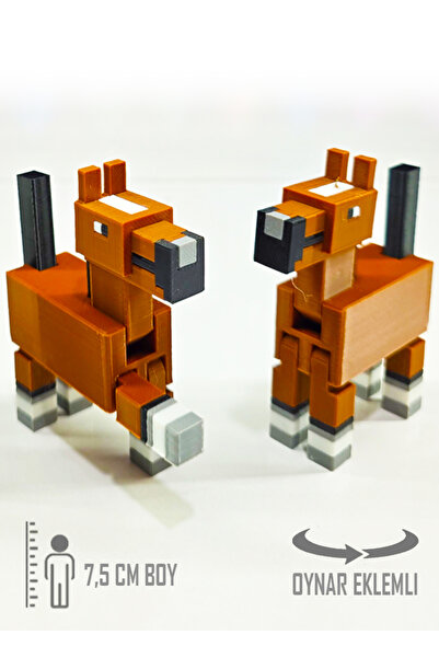 Suelo Butik Minecraft Tüm Eklemleri Hareketli At Figürü 7,5 Cm- Minecraft Kar...