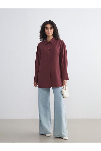 LC Waikiki Women's Textured Shirt Tunic
