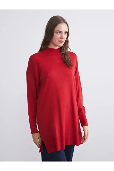 LC Waikiki Stand Collar Women's Knitwear Tunic