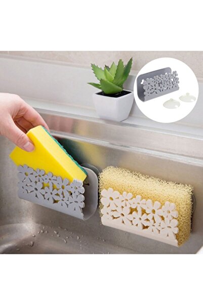 Gadget Master Suport pentru burete din plastic cu flori