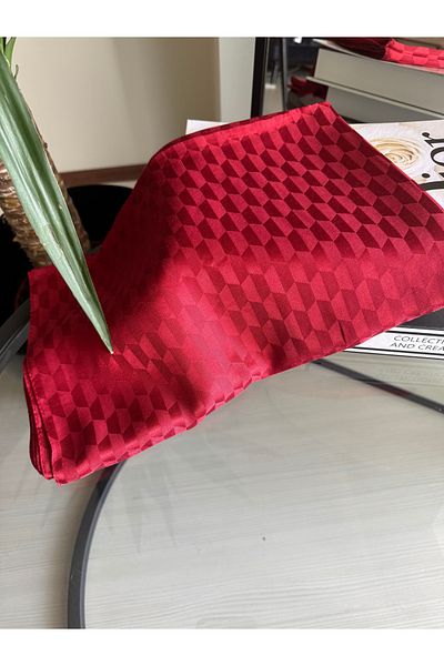 VALORSCARF Valorscarfs Qqza Pattern Deep Wine Shal