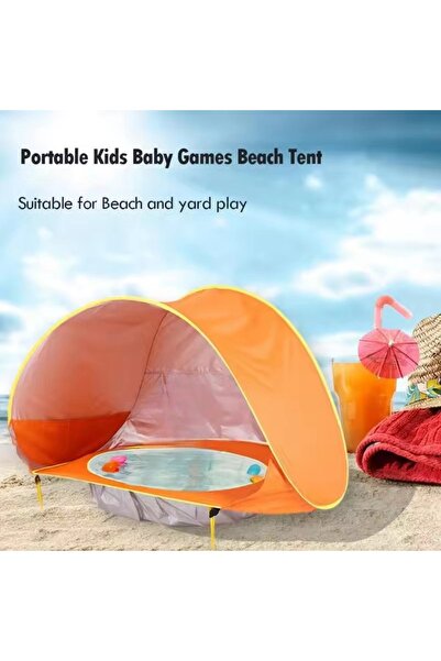 Nicaea Home Bebek Havuzlu Plaj Çadırı, 50+ UPF UV Korumalı Su Geçirmez Çocuk ...