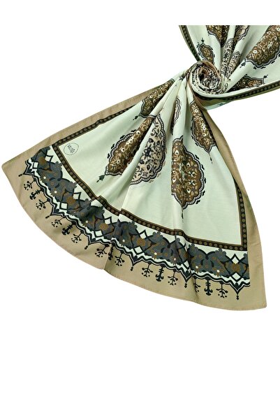 mim eşarp Şal din bumbac moale Işıl İpek cu model etnic 75x190 cm