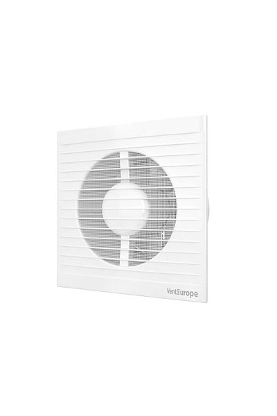 Venteurope Ventilator de baie REFINED100, diametru 100 mm, plasă anti-insecte, debit 90 mc/h