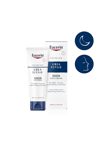 Eucerin Üre Onarım Gece Yüz Kremi Kuru Ciltler İçin %5 Üre 50 ml